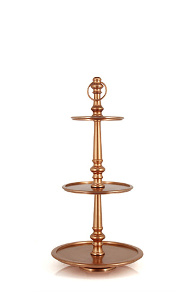 3 Tier Cake Stand – Copper