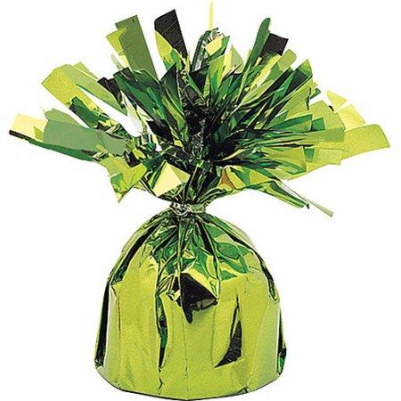 BALLOON WEIGHTS FOIL LIME