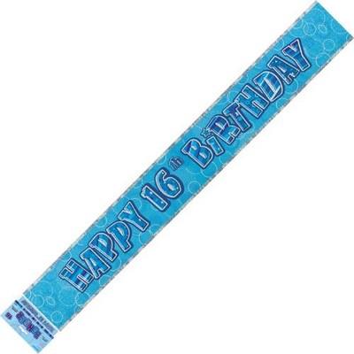 BANNER - 16TH BIRTHDAY BLUE