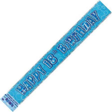 BANNER - 18TH BIRTHDAY BLUE
