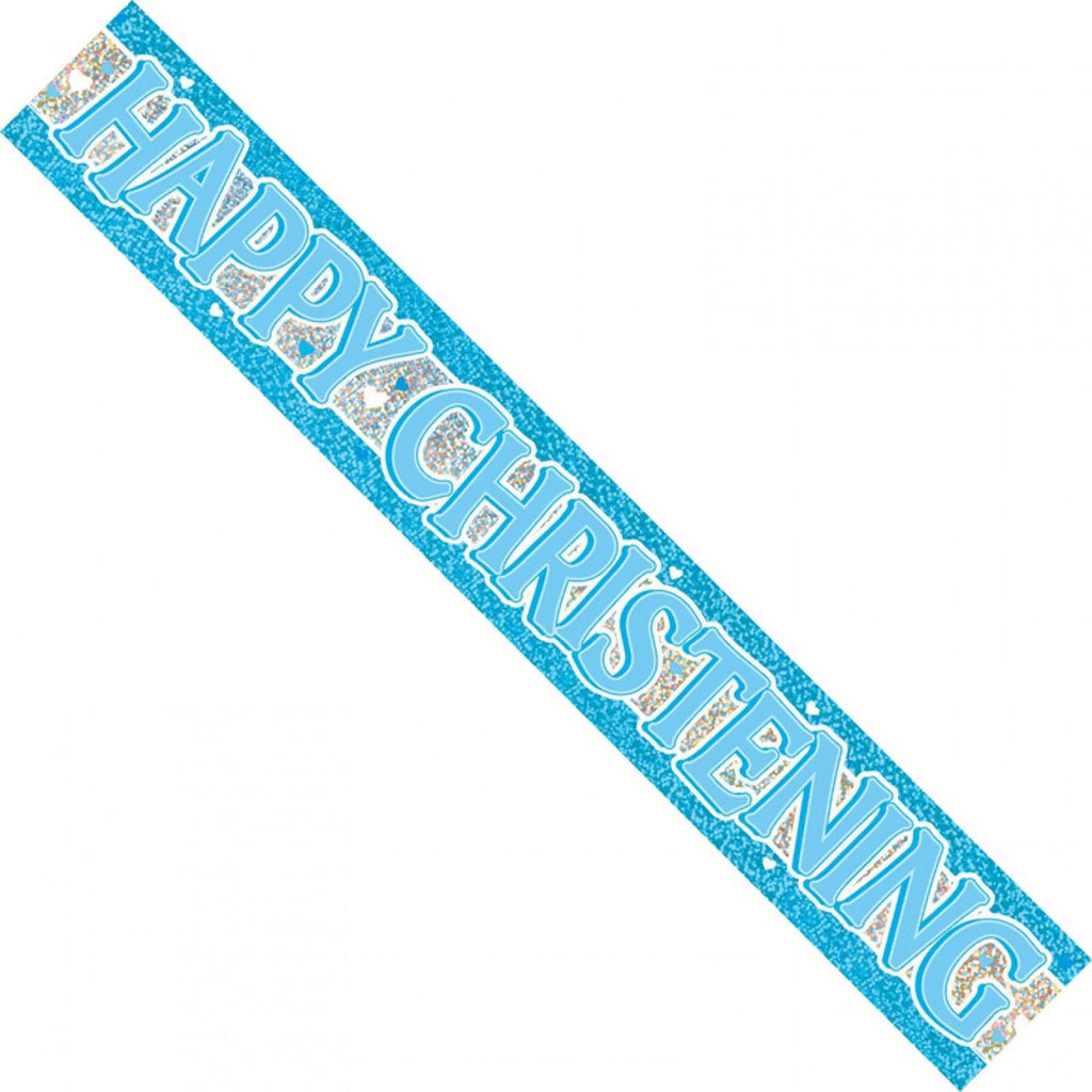 BANNER - CHRISTENING BLUE