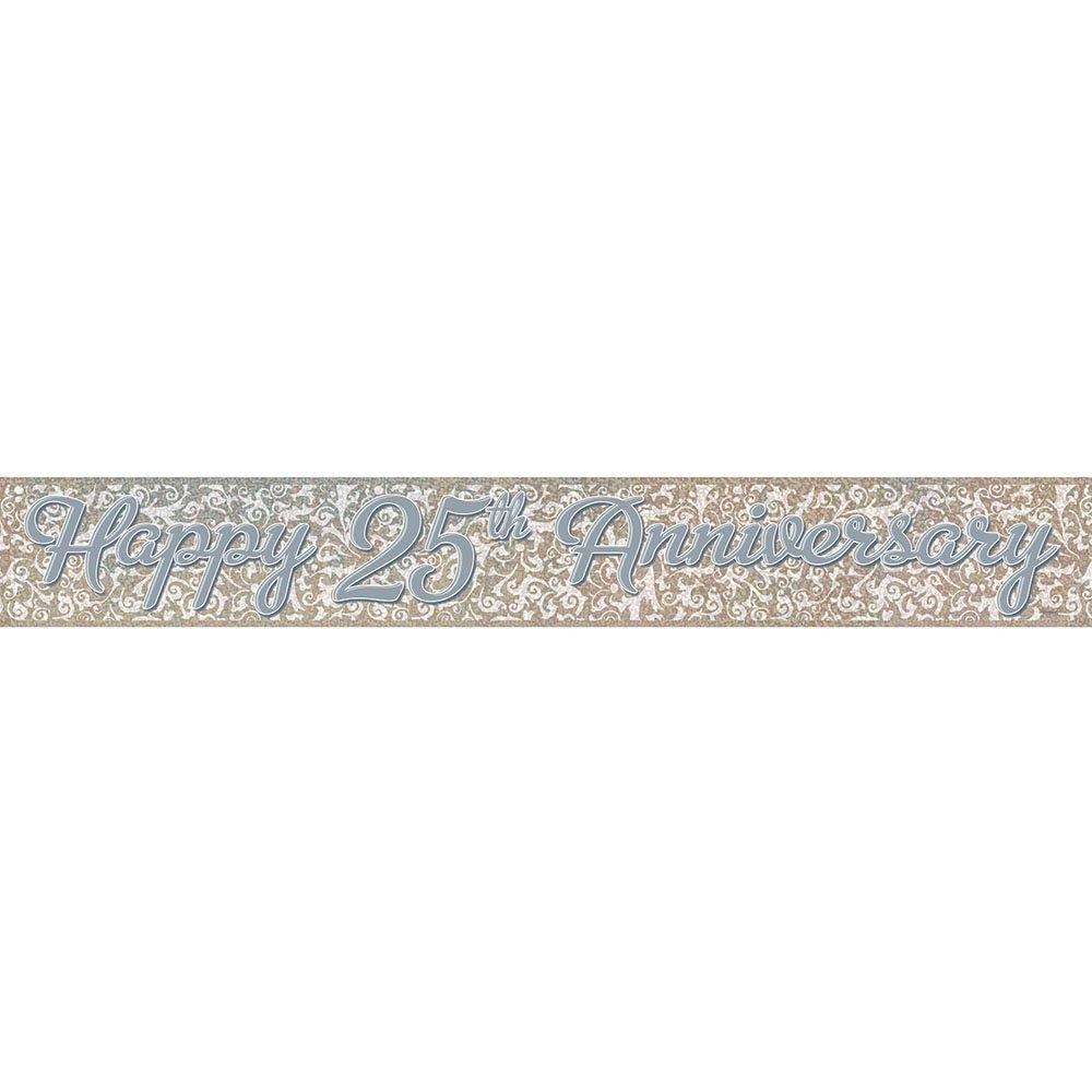 BANNER - HAPPY 25TH ANNIVERSARY PRISMATIC