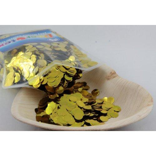 CONFETTI - METALLIC GOLD 250G 1CM