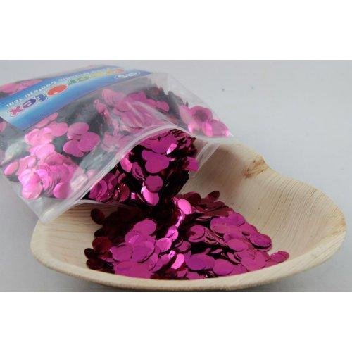 CONFETTI - METALLIC HOT PINK 250G 1CM