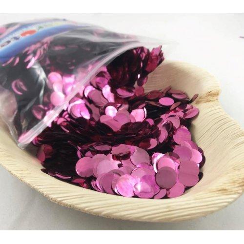 CONFETTI - METALLIC LIGHT PINK 250G 1CM