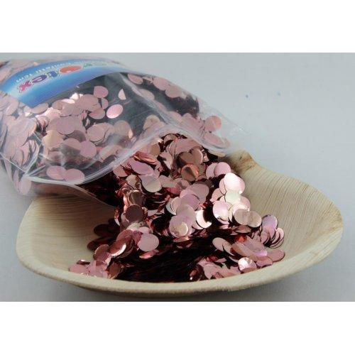 CONFETTI - METALLIC ROSE GOLD 250G 1CM