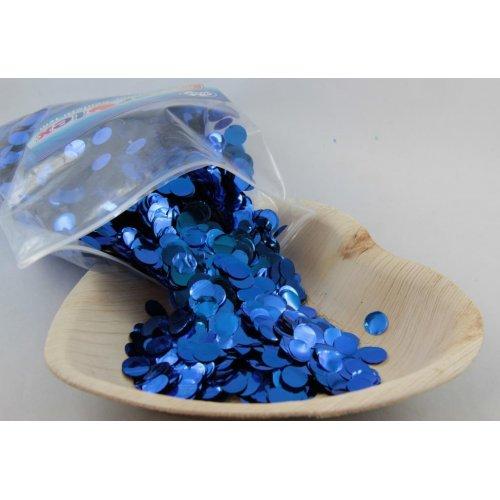 CONFETTI - METALLIC ROYAL BLUE 250G 1CM