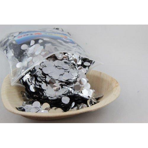 CONFETTI - METALLIC SILVER 250G 1CM