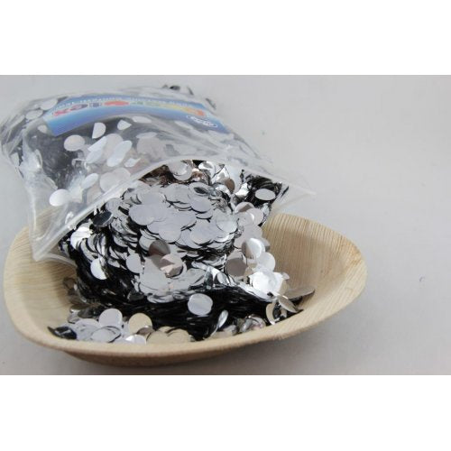 CONFETTI - METALLIC SILVER 1CM