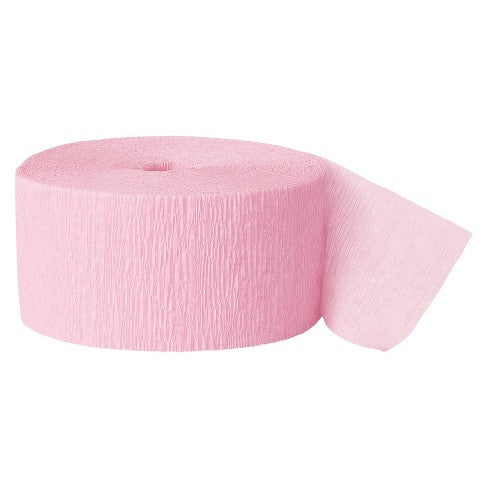 CREPE STREAMERS 30M LIGHT PINK