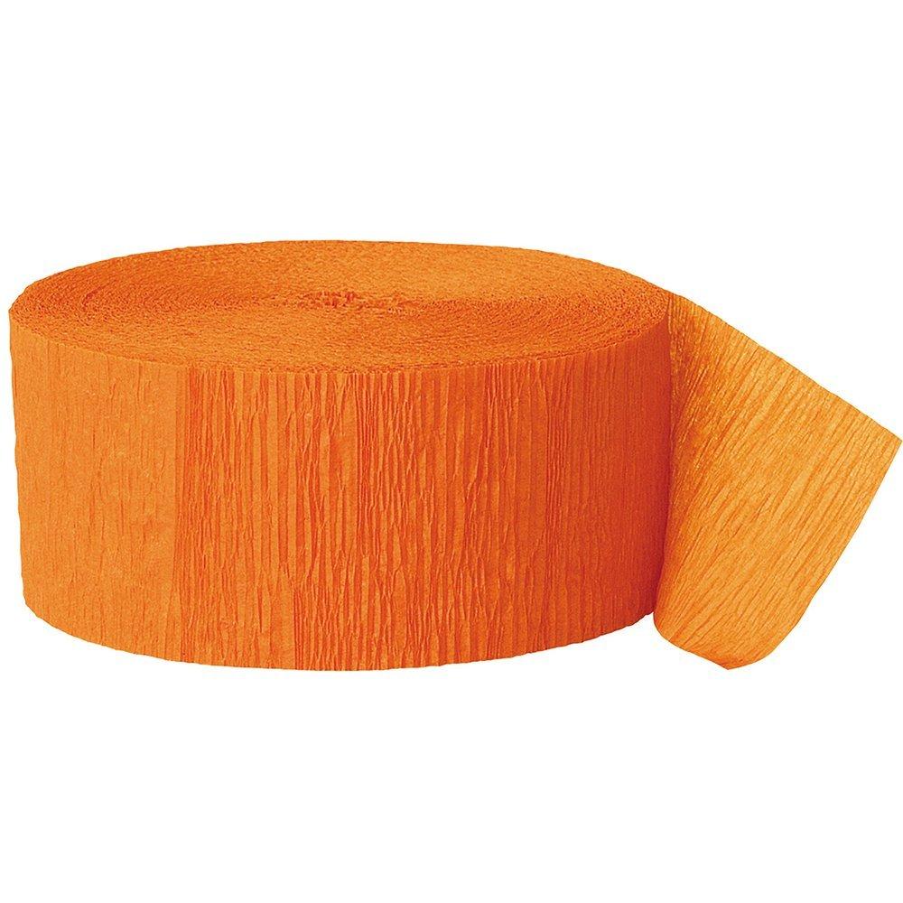 CREPE STREAMERS 30M ORANGE