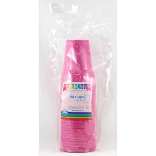 CUPS 285ML - MAGENTA PK25