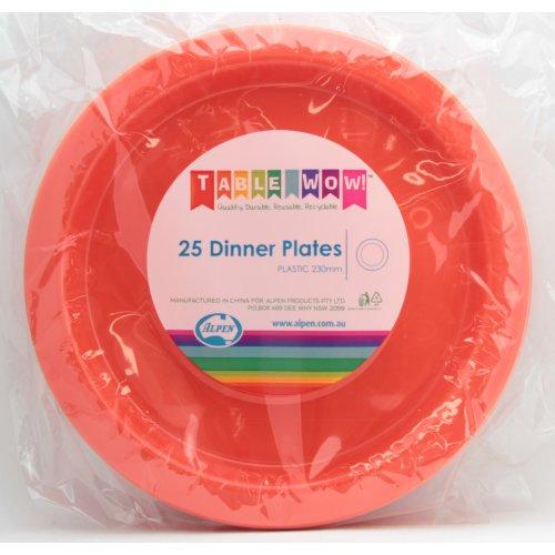 DINNER PLATES - ORANGE PK25