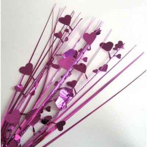 FOAM SPRAY HEARTS FUCHSIA