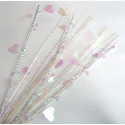 FOAM SPRAY HEARTS IRIDESCENT
