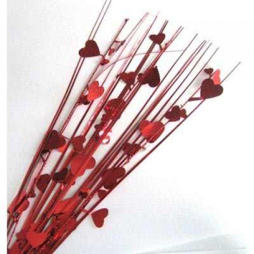 FOAM SPRAY HEARTS RED