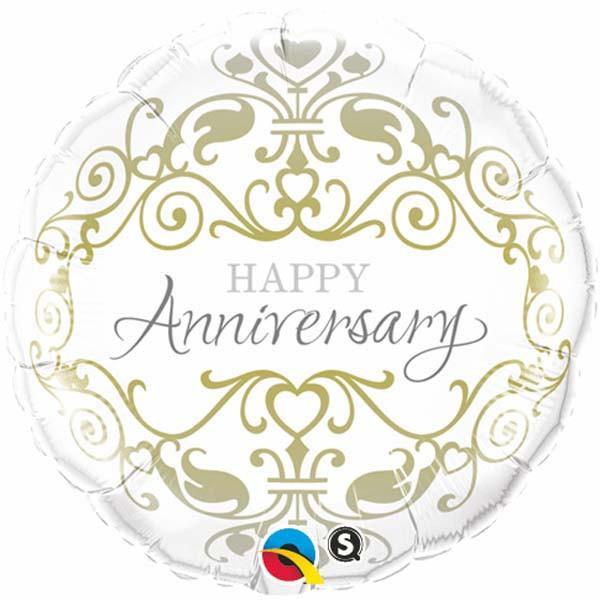 FOIL BALLOON 45CM - ANNIVERSARY CLASSIC