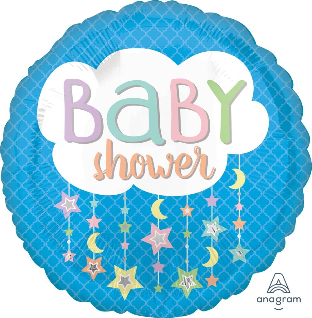 FOIL BALLOON 45CM - BABY SHOWER CLOUD