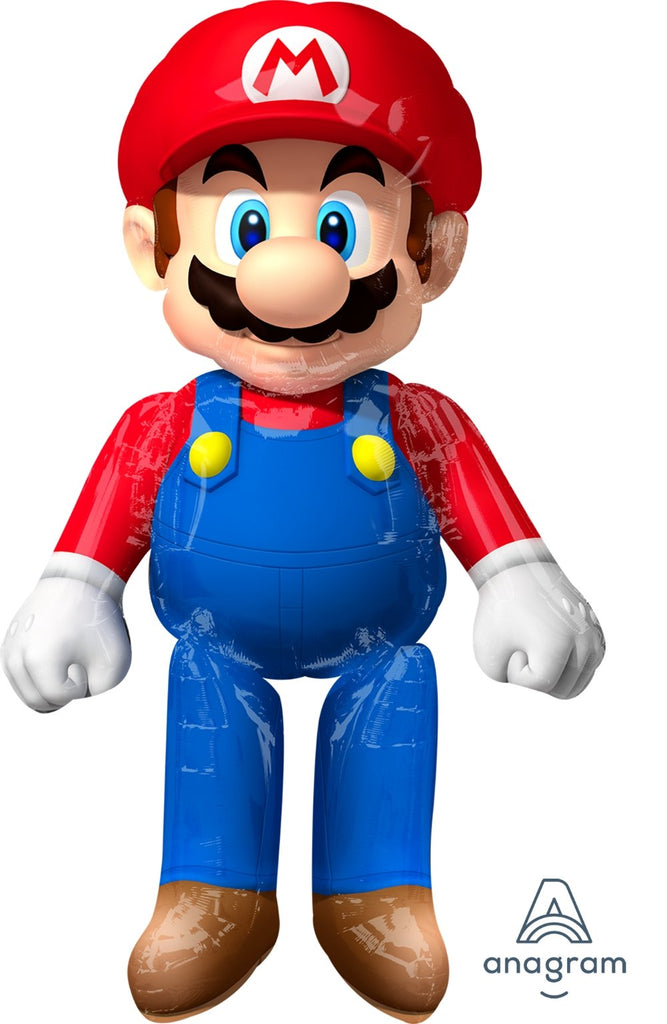 FOIL BALLOON AIRWALKER 91CM X 152CM - MARIO BROS