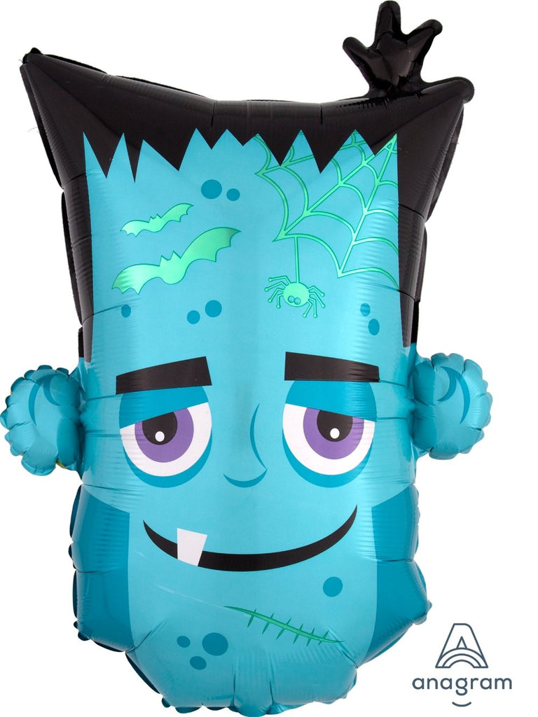 FOIL SUPERSHAPE BALLOON - MONSTER HEAD 63X43CM