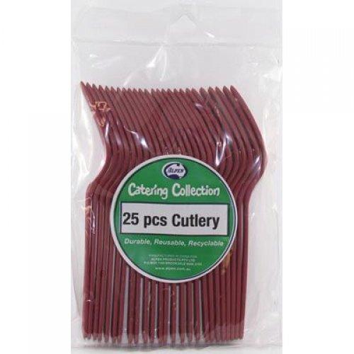 FORK - BURGUNDY PK25