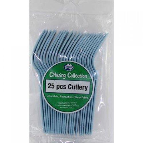 FORK - LIGHT BLUE PK25