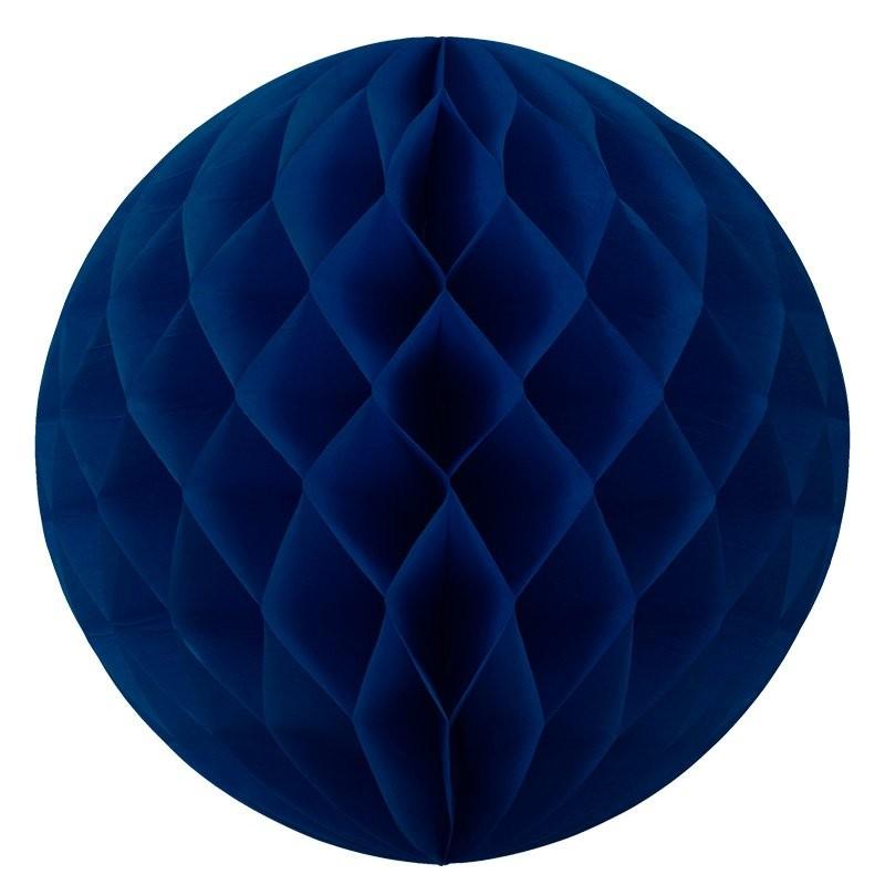 HONEYCOMB BALL 25CM NAVY BLUE