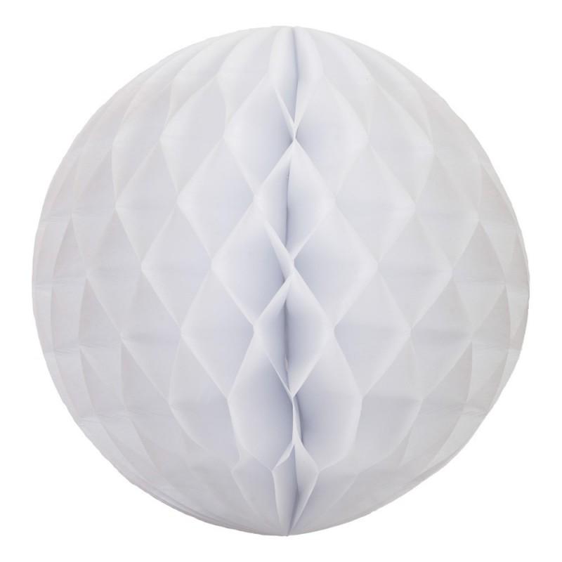 HONEYCOMB BALL 25CM WHITE