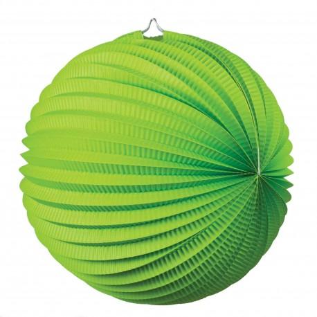 LANTERN LIME GREEN 25CM