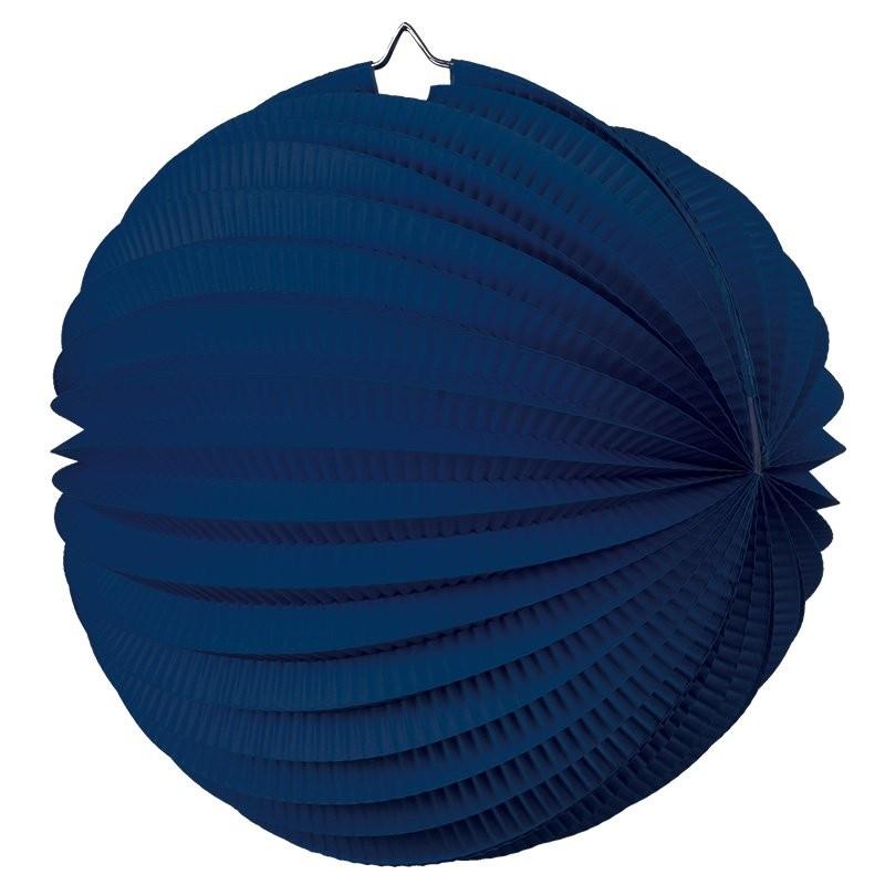 LANTERN NAVY BLUE 25CM
