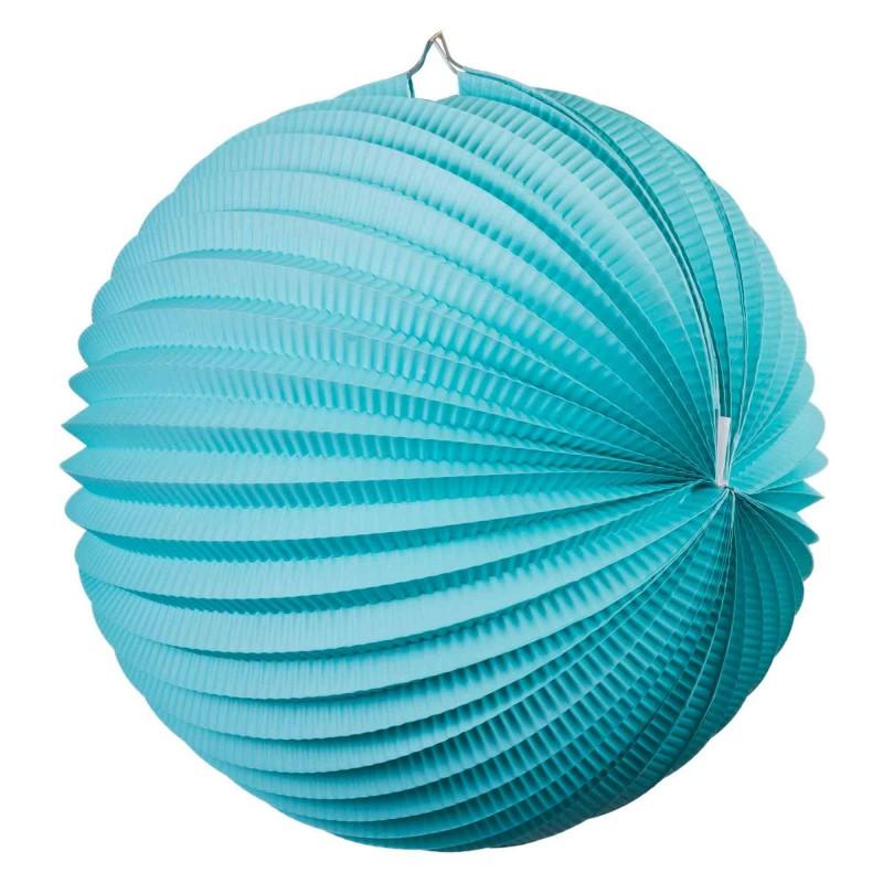 LANTERN PASTEL BLUE 25CM