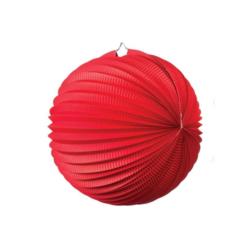 LANTERN RED 25CM