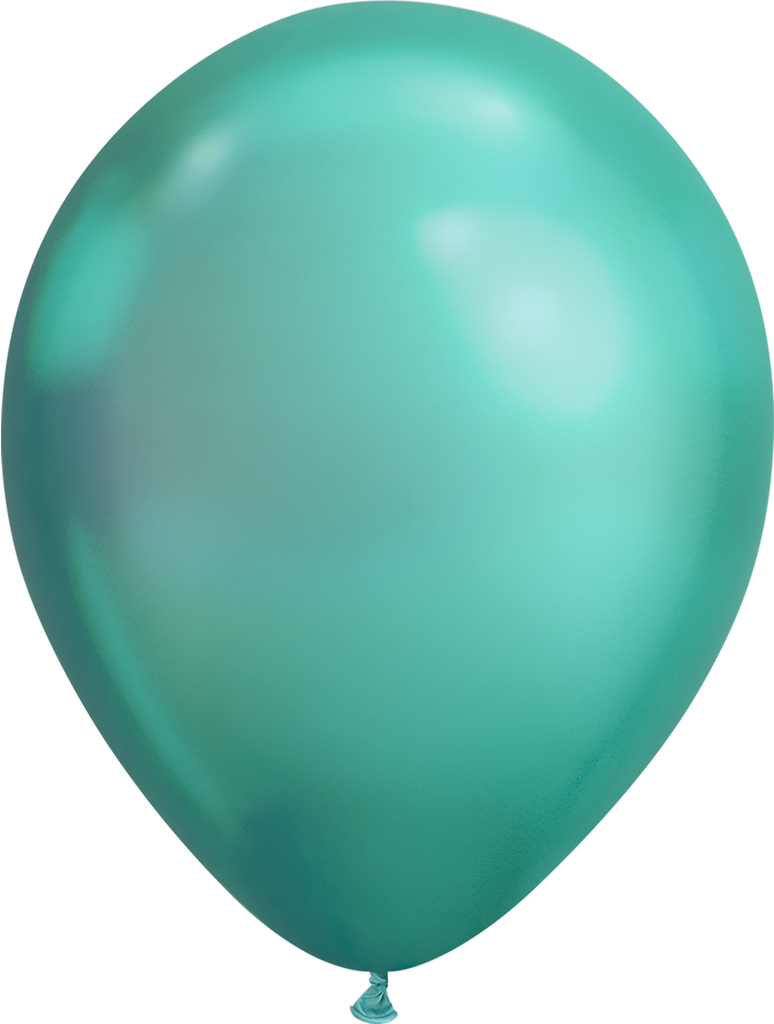 LATEX BALLOON 28CM - CHROME GREEN
