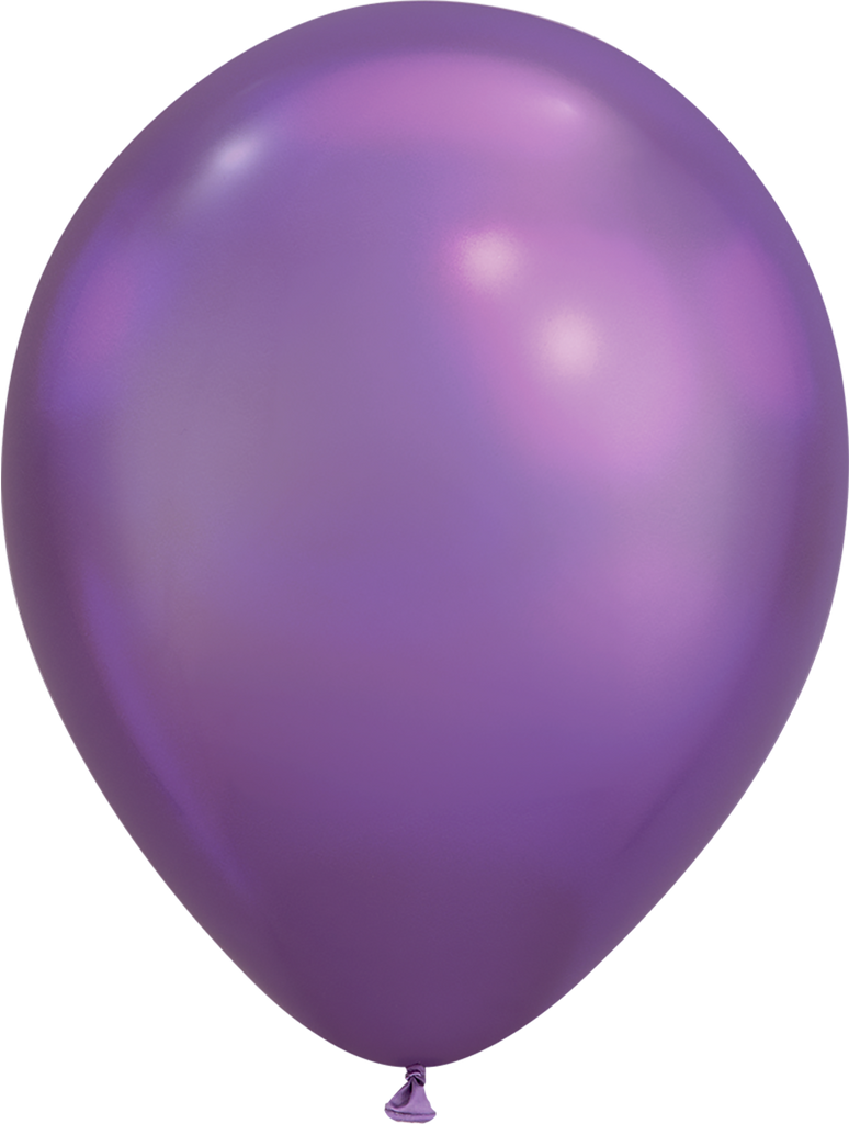 LATEX BALLOON 28CM - CHROME PURPLE