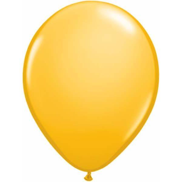 LATEX BALLOON 28CM - FASHION GOLDENROD PK 100