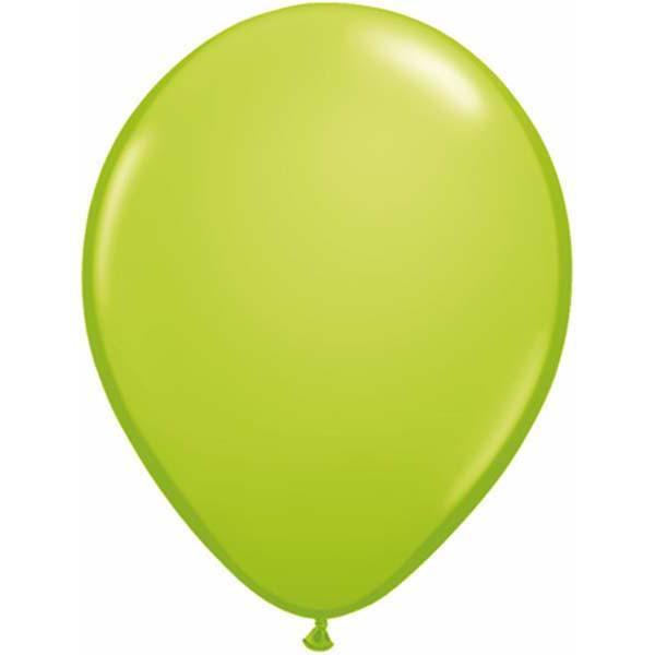 LATEX BALLOON 28CM - FASHION LIME GREEN PK 100