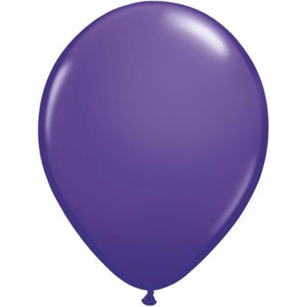 LATEX BALLOON 28CM - FASHION PURPLE VIOLET PK 100