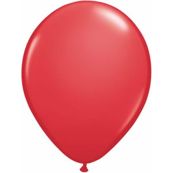 LATEX BALLOON 28CM - FASHION RED PK 100