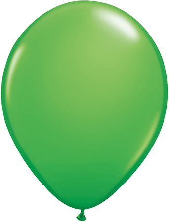 LATEX BALLOON 28CM - FASHION GREEN PK 100