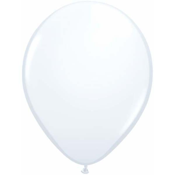 LATEX BALLOON 28CM - FASHION WHITE PK 100