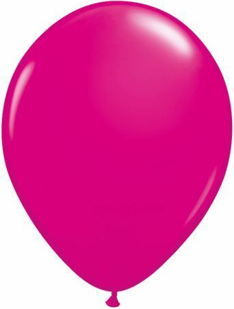 LATEX BALLOON 28CM - FASHION RASPBERRY PK 100
