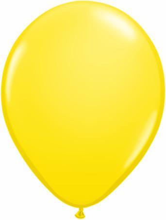 LATEX BALLOON 28CM - FASHION YELLOW PK 100