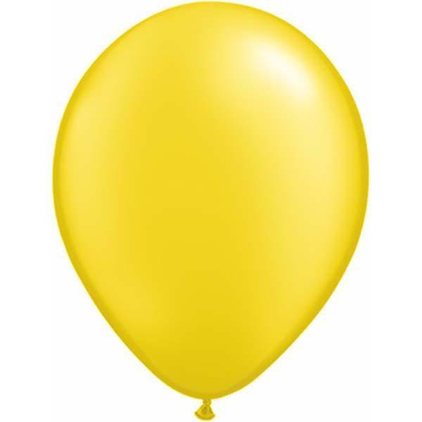 LATEX BALLOON 28CM - PEARL CITRINE YELLOW