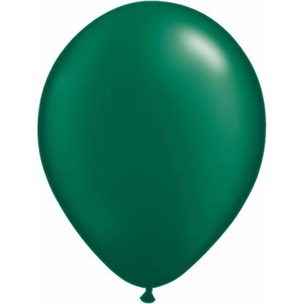 LATEX BALLOON 28CM - METALLIC GREEN PK 100