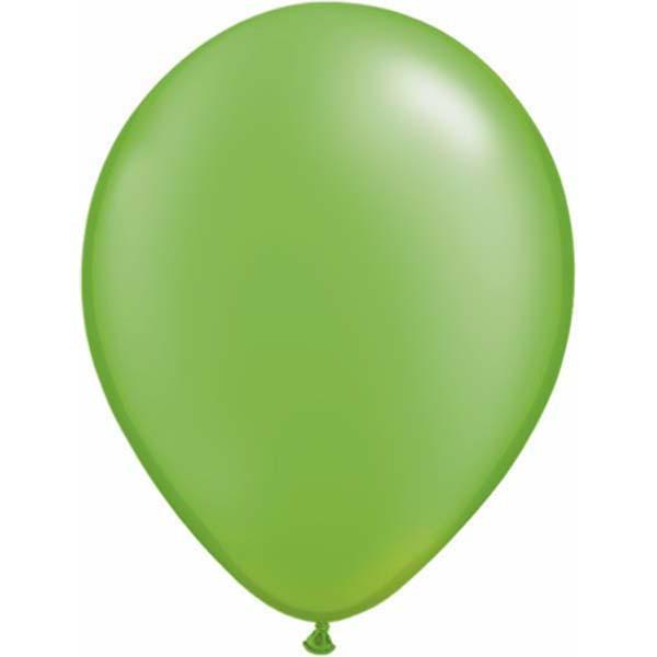 LATEX BALLOON 12CM - PEARL LIME GREEN PK 100