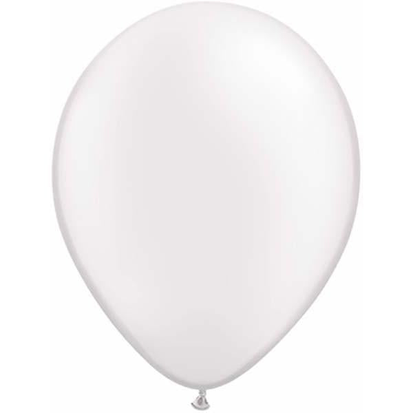 LATEX BALLOON 28CM - PEARL WHITE PK 100