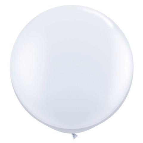 LATEX BALLOON 60CM - DIAMOND CLEAR PK 4