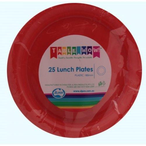 LUNCH PLATES - ORANGE PK25