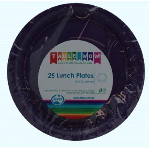 LUNCH PLATES - PURPLE PK25