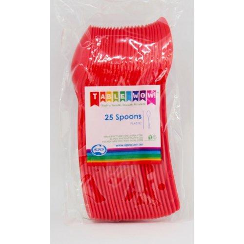 SPOON - RED PK25